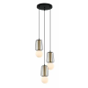 Viokef FEDRA Függeszték 3 x MAX 25W fekete, bronz