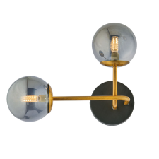 Viokef Fiore füstszínű-bronz falikar (VIO-4254300) G9 2 izzós IP20 világítás