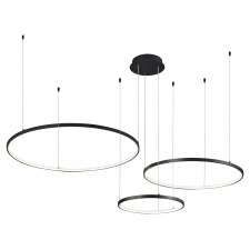 Viokef Maximos fekete LED függesztett lámpa (VIO-4301100) LED 1 izzós IP20 világítás