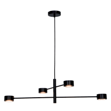 Viokef Prima fekete LED függesztett lámpa (VIO-4258100) LED 1 izzós IP20 világítás
