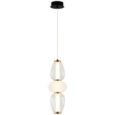 Viokef Shiny fehér-átlátszó LED függesztett lámpa (VIO-4303900) LED 1 izzós IP20 világítás