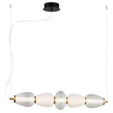 Viokef Shiny fehér-átlátszó LED függesztett lámpa (VIO-4304000) LED 1 izzós IP20 világítás
