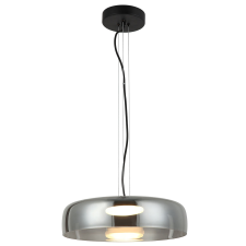 Viokef Simple fekete-füstszínű LED függesztett lámpa (VIO-4302400) LED 1 izzós IP20 világítás