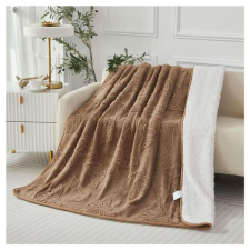  Violet 2 rétegű pillangó mintás ágytakaró/pléd 150x200 cm - Barna HD150200-2 lakástextília