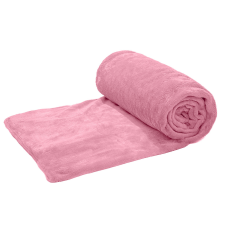VIOLET Világos rózsaszín mikroplüss takaró, 200x230 cm lakástextília