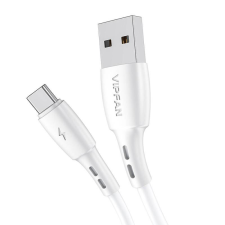 Vipfan Racing X05 USB-A - USB-C kábel 3A, 3m fehér (X05TC-3m-white) kábel és adapter