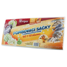 VIPOR HDPE 30×40 cm, 50 darab, átlátszó papírárú, csomagoló és tárolóeszköz