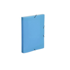 VIQUEL Coolbox A4 30mm Gumis mappa - Áttetsző kék mappa
