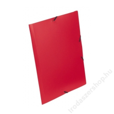 VIQUEL Gumis mappa, 15 mm, PP, A4, VIQUEL Standard, piros (IV133001) irattartó