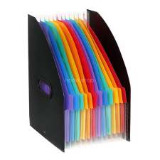 VIQUEL Iratpapucs, PP, 12 részes, VIQUEL, "Rainbow Class", fekete irattartó