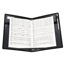 VIQUEL Kottatartó, 4 zsebes, PP, VIQUEL &quot;Vocalyz Concerto&quot;, fekete mappa