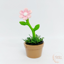  Virág cseréppel dekorációs kellék