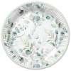  Virág Eucalyptus Twigs papírtányér 8 db-os 22,7 cm