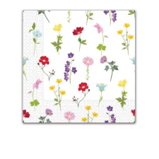 Virág Flowers Field szalvéta 20 db-os, 33x33 cm FSC party kellék