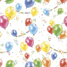 Virág Lufis Garlands szalvéta 20 db-os 33x33 cm party kellék