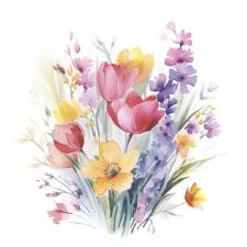 Virág Optimistic szalvéta 20 db-os 33x33 cm party kellék