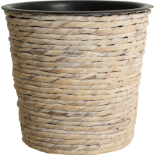  Virágcserép 21 cm x 19 cm mosott fehér vízijácint kerti dekoráció