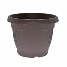  Virágcserép Campana bordázott, kerek 20x9x11 cm dekorációs kellék