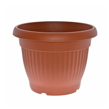  Virágcserép Campana bordázott, kerek 25x12x15 cm dekorációs kellék