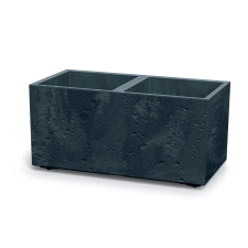  Virágcserép Prosperplast SIERRA CASE beton hatású 77 cm antracit kerti tárolás