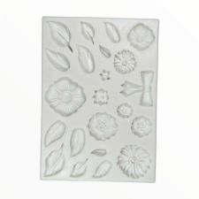  Virágok és levelek fondant forma, szilikon, 18×12 cm sütés és főzés