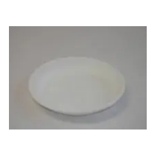  Virágtartó alátét, 17,5 cm, fehér műanyag (365-1) kerti dekoráció