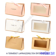  Virágtáska nyitott ablakos - Rosegold dekorációs kellék