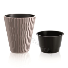  Virágváza alacsony, henger 30 x 33 cm DBSP300 MOKKA dekoráció