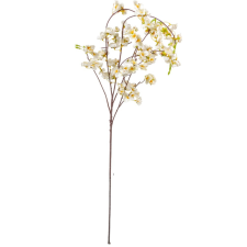  Virágzó ág krém M100cm 24db/# dekorációs kellék