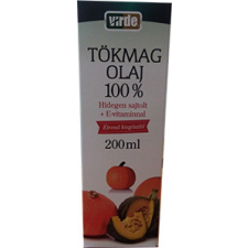 Virde tökmagolaj e-vitaminnal 100% 200 ml gyógyhatású készítmény