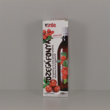 Virde tőzegáfonya folyékony étrend-kiegészítő 200 ml gyógyhatású készítmény