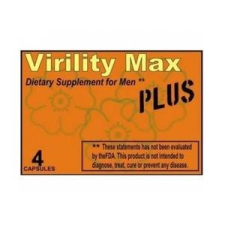Virility max plus 4 db vitamin és táplálékkiegészítő