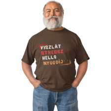 Viszlát stressz helló nyugdíj - Férfi Póló férfi póló