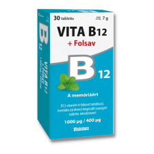  VITABALANS VITA B12+FOLSAV 1000/400 MCG TABLETTA  30X vitamin és táplálékkiegészítő