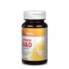 VitaKing A&amp;D 10000/1000 NE lágykapszula 60db vitamin és táplálékkiegészítő
