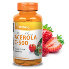  VITAKING ACEROLA  C-500MG RÁGÓTABLETTA  EPRES  40X vitamin és táplálékkiegészítő