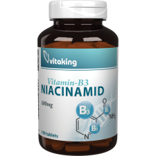 VitaKing B3 vitamin Niacinamid 500 mg 100 kapszula vitamin és táplálékkiegészítő