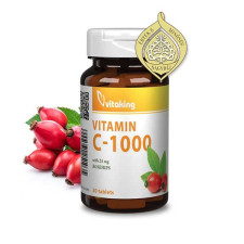VitaKing C-1000mg 25mg csipkebogyóval 30 tabletta Vitaking vitamin és táplálékkiegészítő