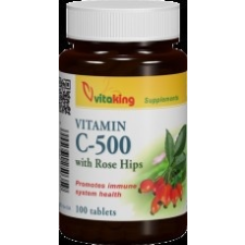  VITAKING C-500 TR TABLETTA CSIPKEBOGYÓVAL 100DB vitamin és táplálékkiegészítő