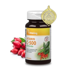  VITAKING C-VITAMIN 500MG CSIPKEBOGYÓ NYÚJTOTT FELSZÍVÓDÁSÚ TABLETTA 100X vitamin és táplálékkiegészítő