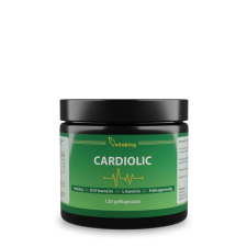 VitaKing Cardiolic (120) gélkapszula Halolaj + Q10 + L-karnitin + Fokhagyma vitamin és táplálékkiegészítő