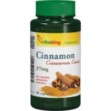 VitaKing Cinnamon 375 mg fahéj kapszula 90 db vitamin és táplálékkiegészítő