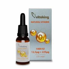VitaKing D3-K2-K1 vitamin csepp MCT olajjal 320 csepp vitamin és táplálékkiegészítő