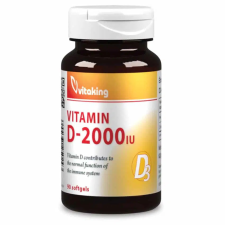 Vitaking D3 vitamin 2000NE gélkapszula 90 db vitamin és táplálékkiegészítő
