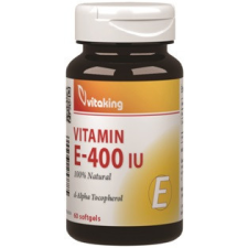 Vitaking e-vitamin 400iu természetes d-alpha lágykapszula 60 db gyógyhatású készítmény