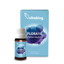  Vitaking FLORA10 Élőflórás Készítmény (150 Csepp) gyógyhatású készítmény