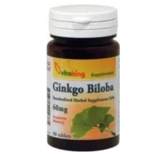 VitaKing Ginkgo Biloba 60mg (90) tab 90 db gyógyhatású készítmény