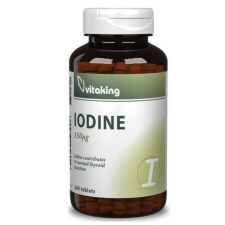  Vitaking Jód - Iodine 150mcg (240) tabletta vitamin és táplálékkiegészítő