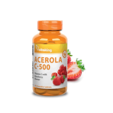 Vitaking Kft. Vitaking Acerola C-500 Epres 40db vitamin és táplálékkiegészítő