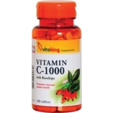 Vitaking Kft. Vitaking C-1000 Csipkebogyóval (100) tabletta vitamin és táplálékkiegészítő